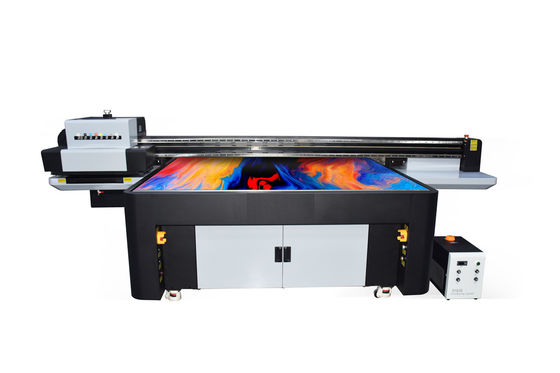 Imprimante à ruban de précision Impression à l'encre UV à LED Double couleur blanche Mode huile légère 1800x1000mm Dimension d'impression