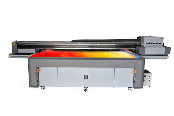 Imprimante de grand format électrique de type à alimentation électrique avec 4130 X 2000 X 1300 mm dimension de l'équipement et type d'encre à base de pigment