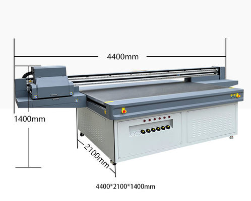 Imprimante UV grand format de 2500 mm / Imprimante UV à plat avec CMYK vif + couleur claire 8 pass