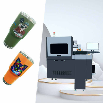 Imprimante à jet d'encre UV multicolore à cylindre multi-usage avec Ethernet USB