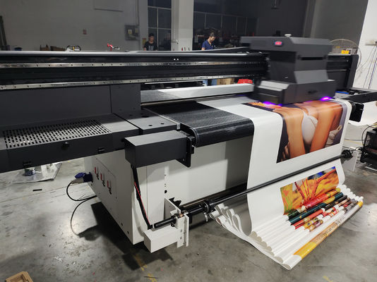 4Imprimante à jet d'encre automatique de 5 x 2,5 x 1,8 mètres à rouleaux avec système Windows