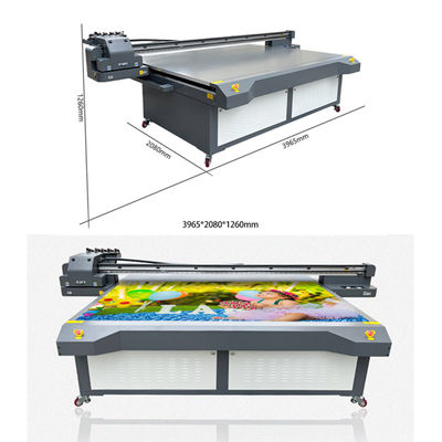 Imprimante à LED UV pour l'impression industrielle directe sur panneau plat avec impression à points variables