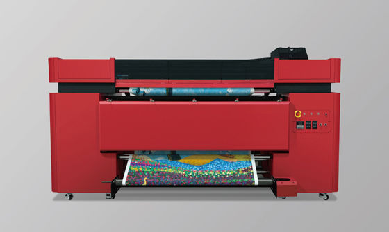 Imprimante de drapeau avancée 3L Volume d'encre 380V Voltage d'entrée 80KG Poids maximal du rouleau