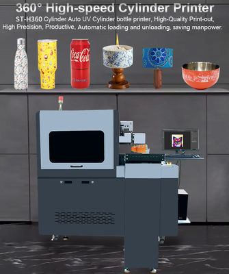 Système d'exploitation Windows 7/8/10 Imprimante UV cylindrique pour objets de 300 kg et taille d'impression de 300 mm