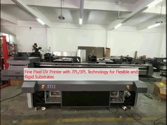 Imprimante UV à pixels fins avec technologie 7PL/3PL pour des substrats flexibles et rigides