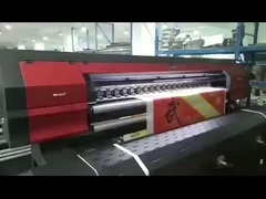 Machine d'impression de drapeau personnalisée 4 Pass 720x1200dpi 120m2/h avec 12 pouces de diamètre maximal de remontage